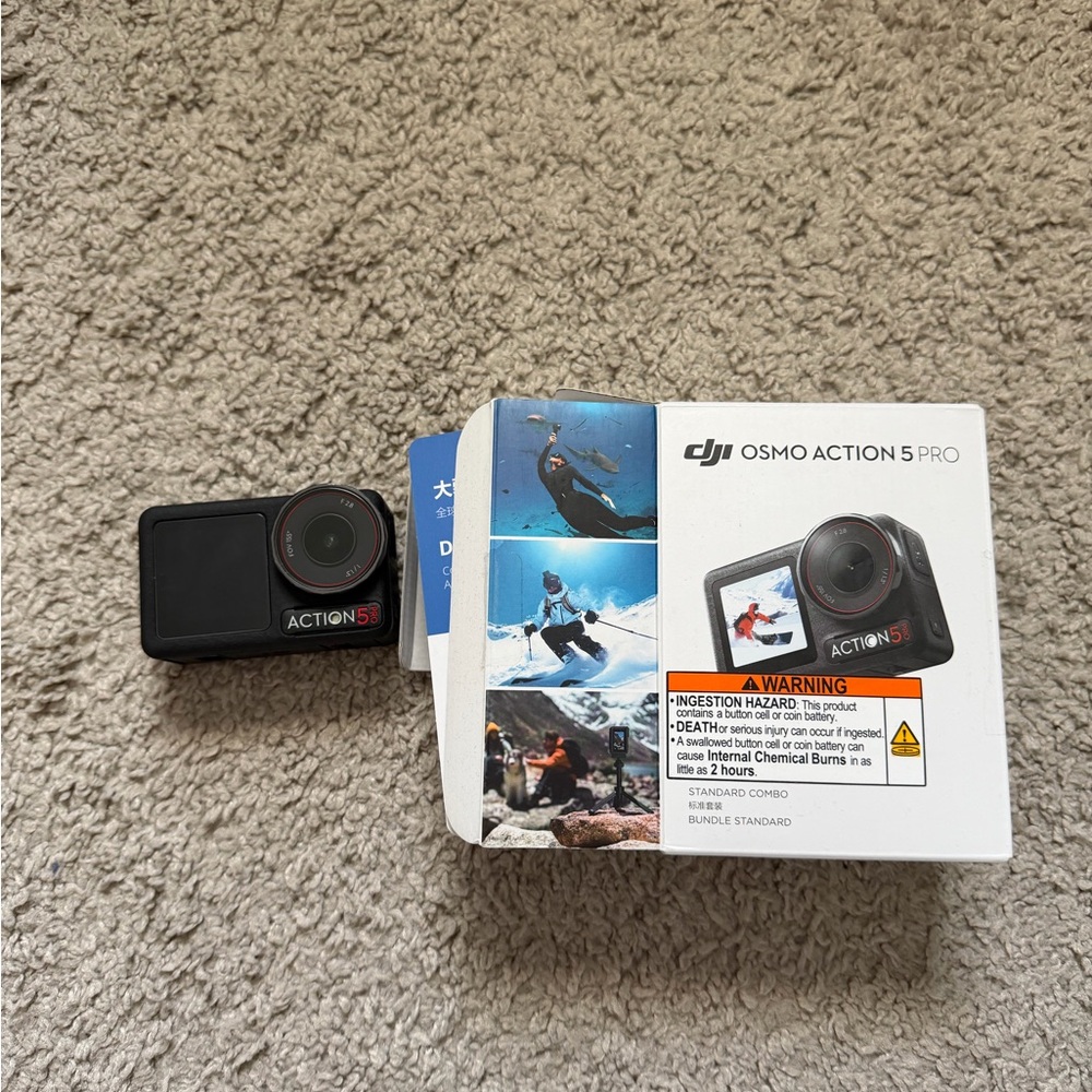 DJI Osmo Action 5 Pro - Sleek Black Design